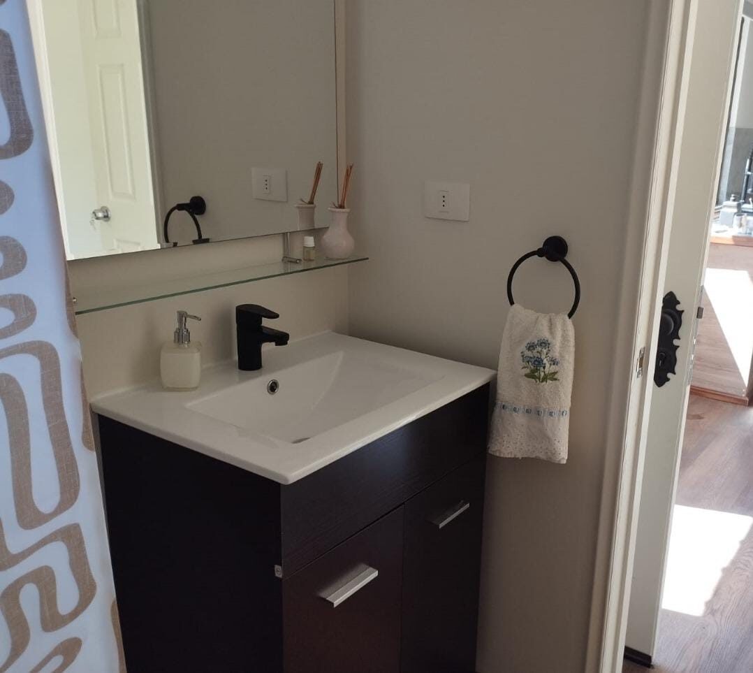 Baño de la cabaña